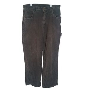 North Crest Y2K Baggy Corduroy Grunge Carpenter Skater Wide Leg Pants 14